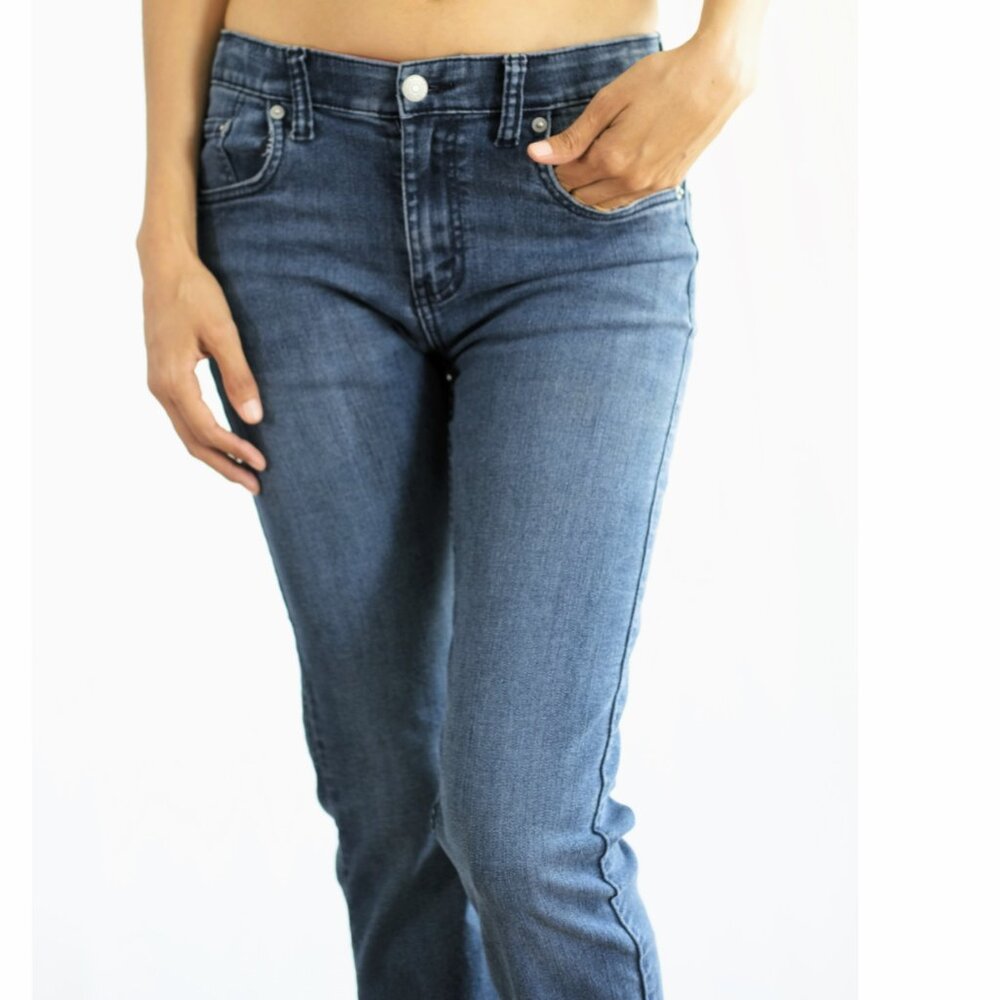 Levi's Jeans Womens 16 REG 514 Mid Rise Straight Blue Measure 28X30